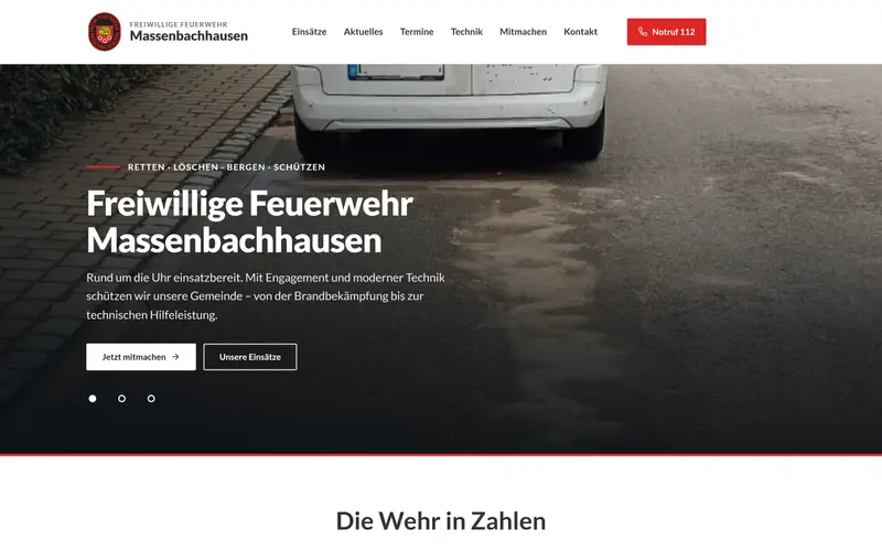 Startseite von Freiwillige Feuerwehr Massenbachhausen